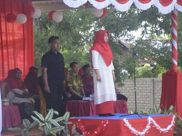 Kasi Pendis Kankemenag Kota Tidore Kepulauan Jadi Irup HUT Kemerdekaan RI Ke-78 Di MTsN 3 Tidore