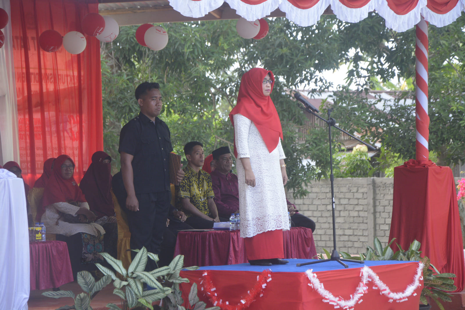 Kasi Pendis Kankemenag Kota Tidore Kepulauan Jadi Irup HUT Kemerdekaan RI Ke-78 Di MTsN 3 Tidore
