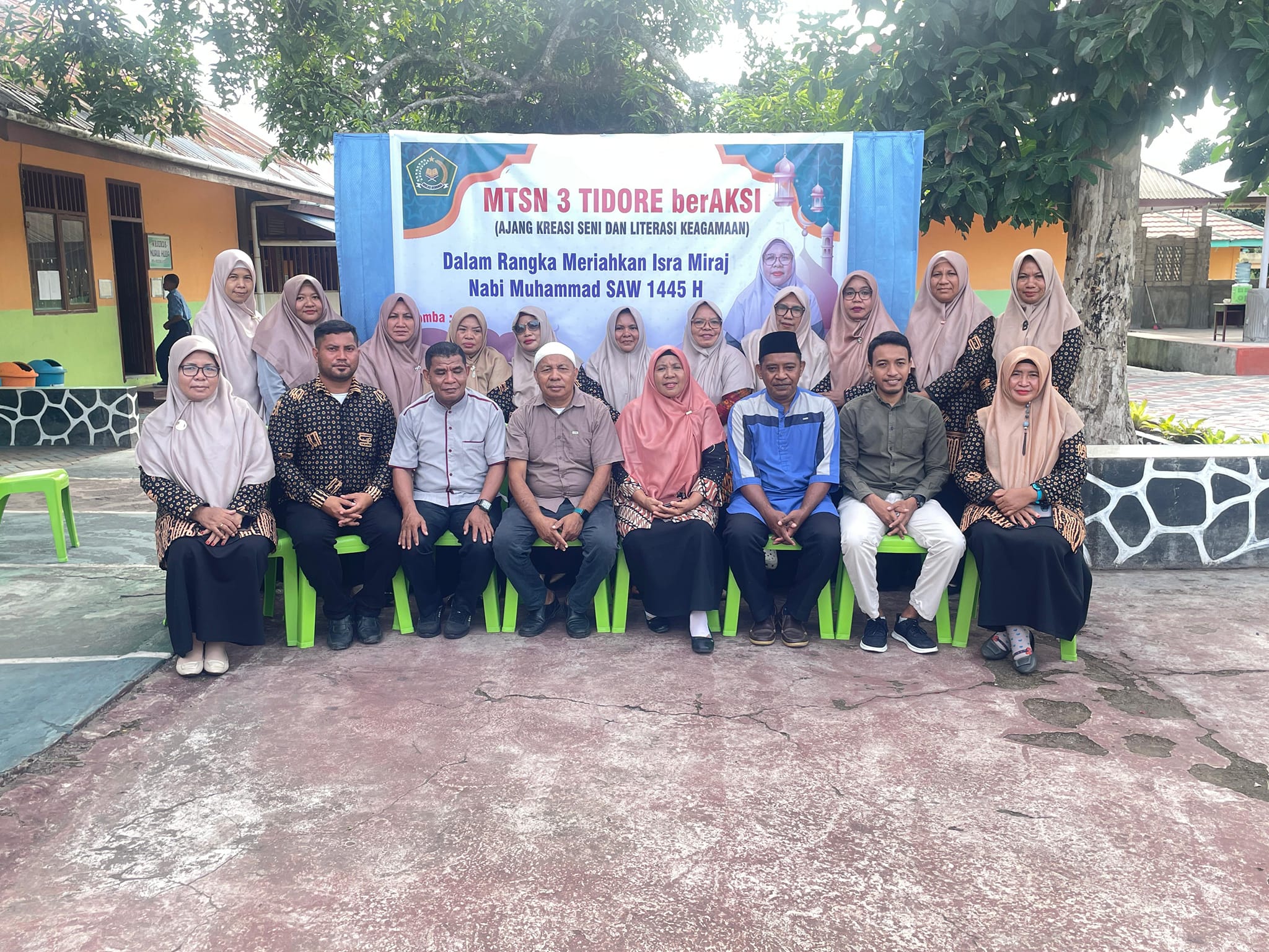 Meriahkan peringatan Isra' Mi'raj Nabi Muhammad SAW 1445 H, MTs Negeri 3 Tidore Gelar Lomba Literasi Keagamaan